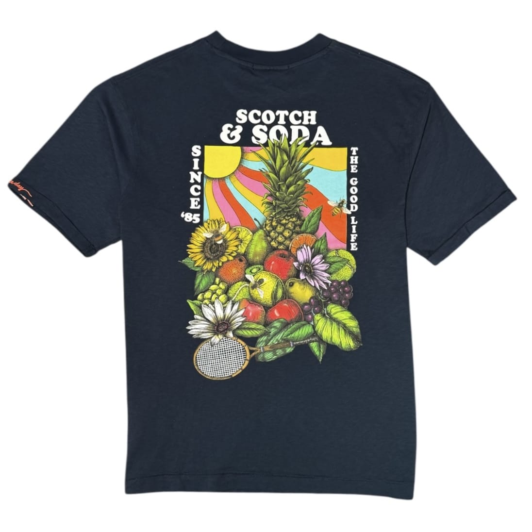 Scotch & Soda Relaxed Fit Artwork Tee (Navy) 172304