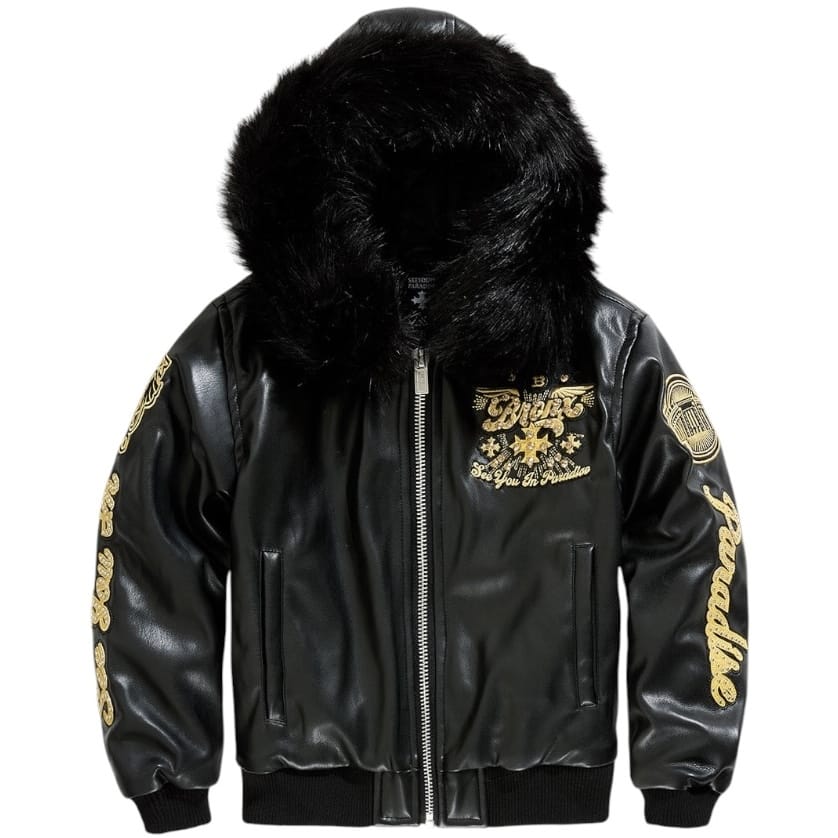 Kids See You In Paradise Da Bronx Bomber Jacket (Black) 91680K