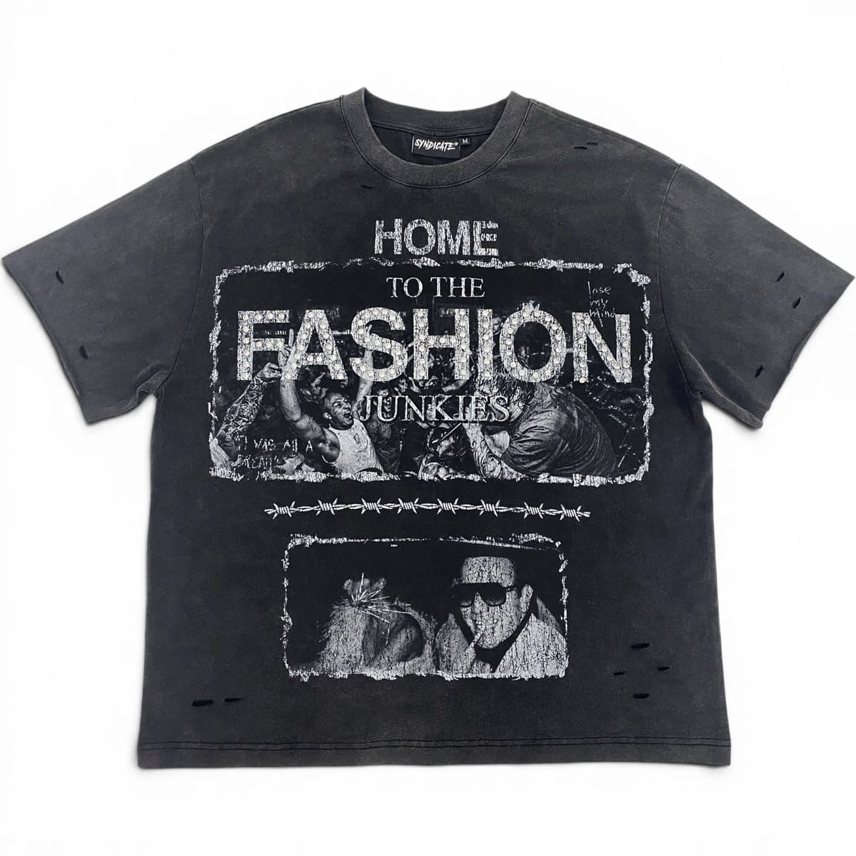The Syndicate Fashion Tee (Black Wash)