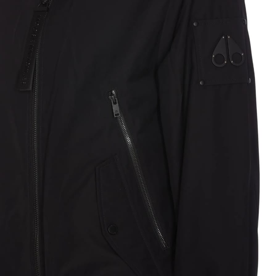 Moose Knuckles Courville Bomber Jacket (Black)