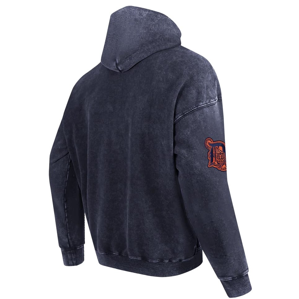 Pro Standard Detroit Tigers First Team Fleece Hoodie (Washed Midnight Navy)