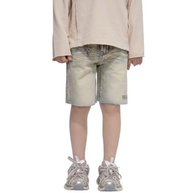 Kids Valabasas Jr. Kids Denim Shorts (Vintage Wash)
