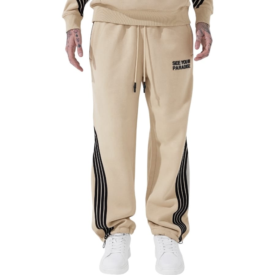 See You In Paradise Perfect Pitch Sweatpants (Beige) 9229