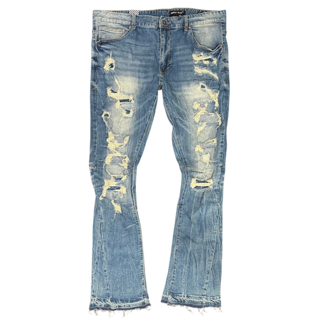 Smoke Rise Stacked Flare Fit Jean (Elysian Blue) JP22323