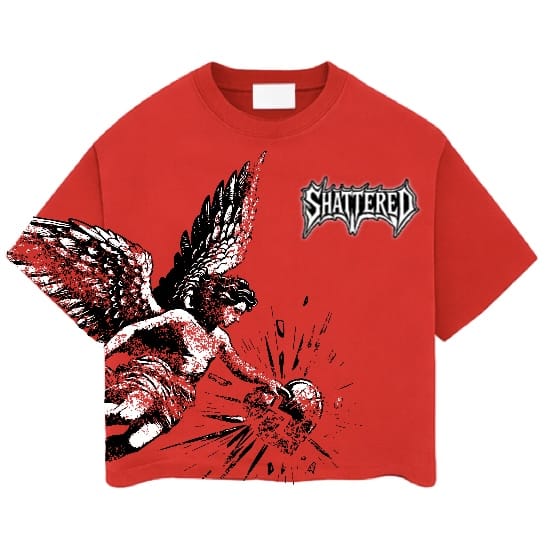 Shattered Hearts Catchin Feelins Tee (Red)