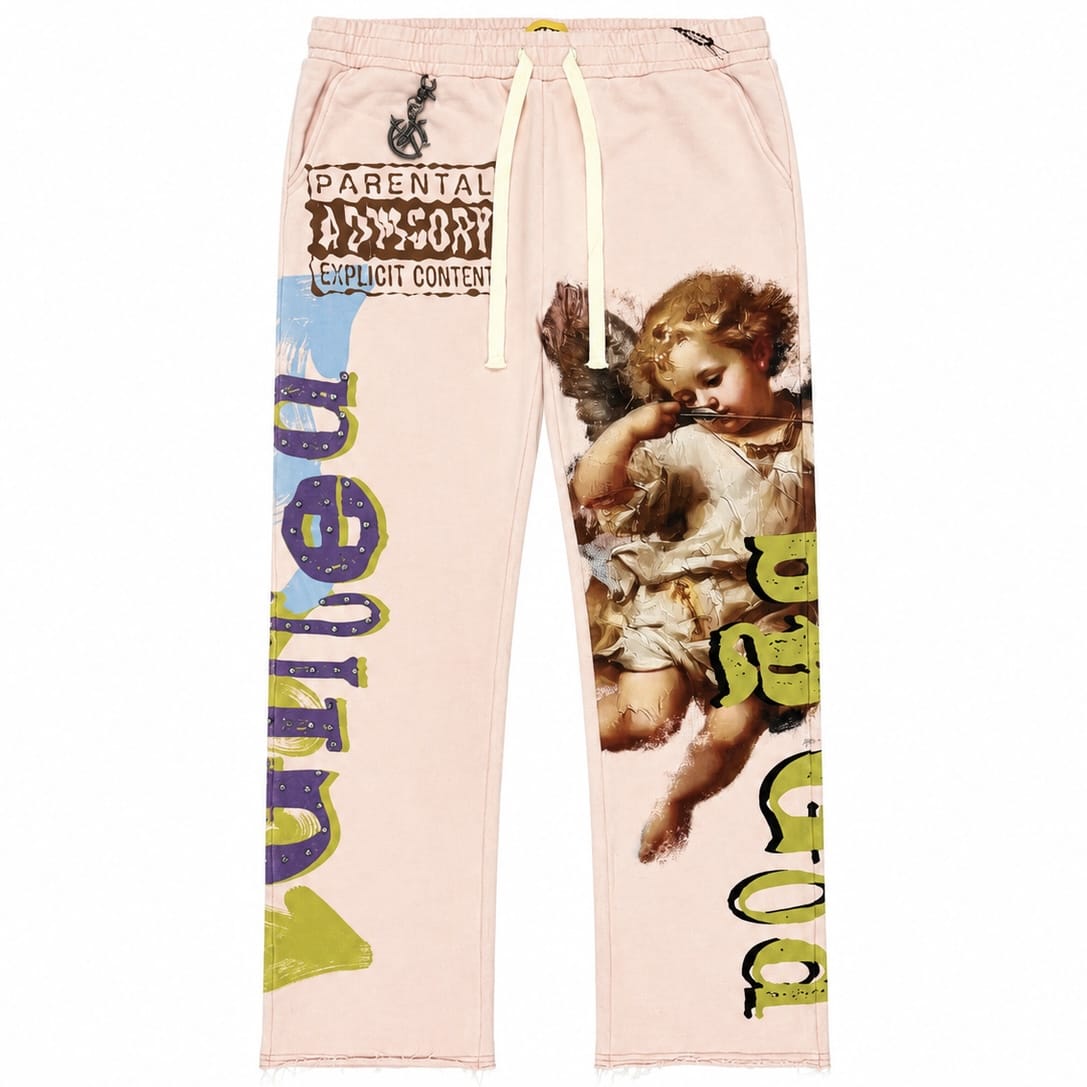 GFTD La Ego Death Hoodie & Pants Set (Pink)