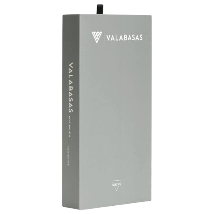 Valabasas Footprint Socks (Graphite) VAL-SOCK-001
