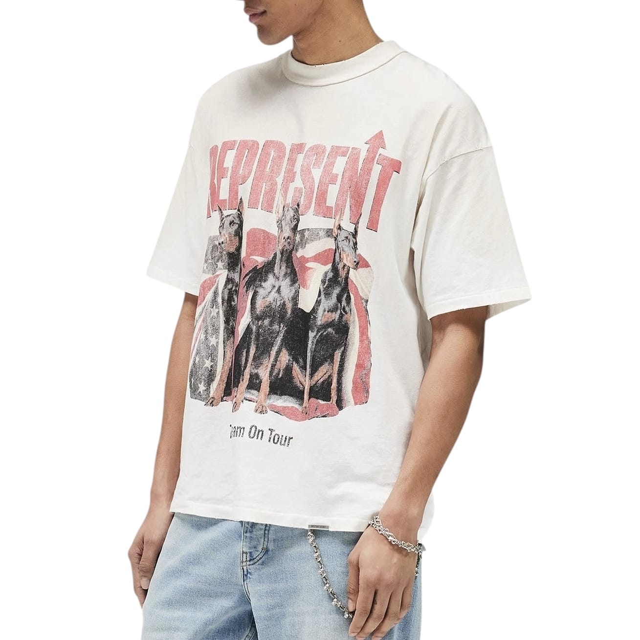 Represent Dream On Tour Tee (Washed Ecru) MLM100593-30