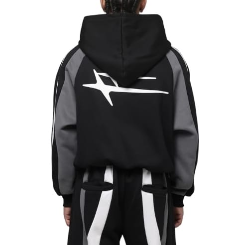 Loiter Hybrid Tek Zip Hoodie & Sweatpants Set (Black)