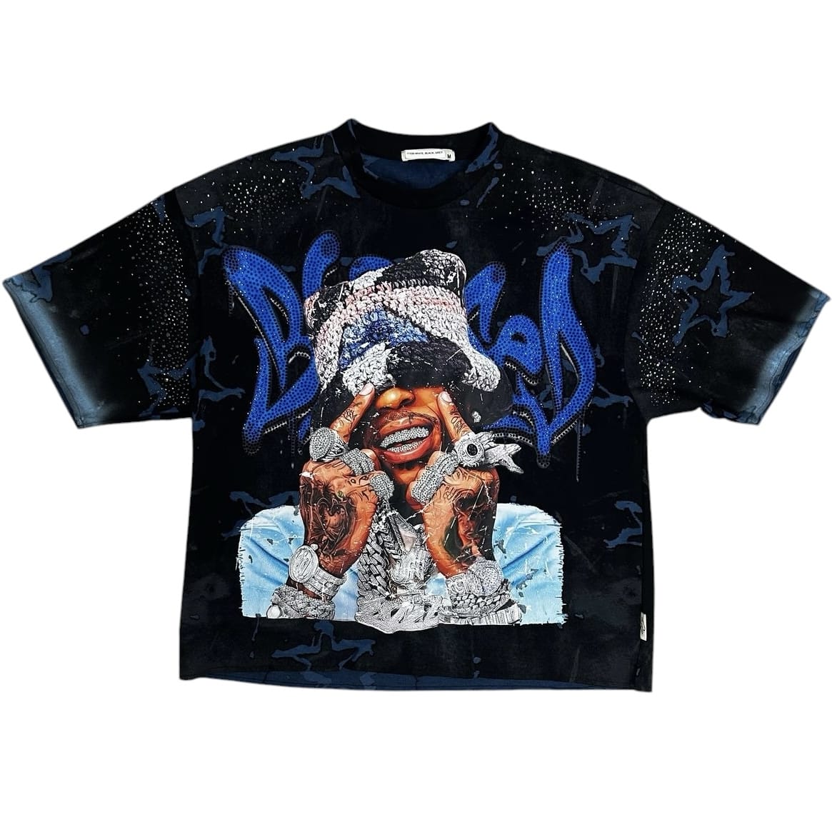 BKYS Blessed Double Side Cropped Tee (Black) T1530