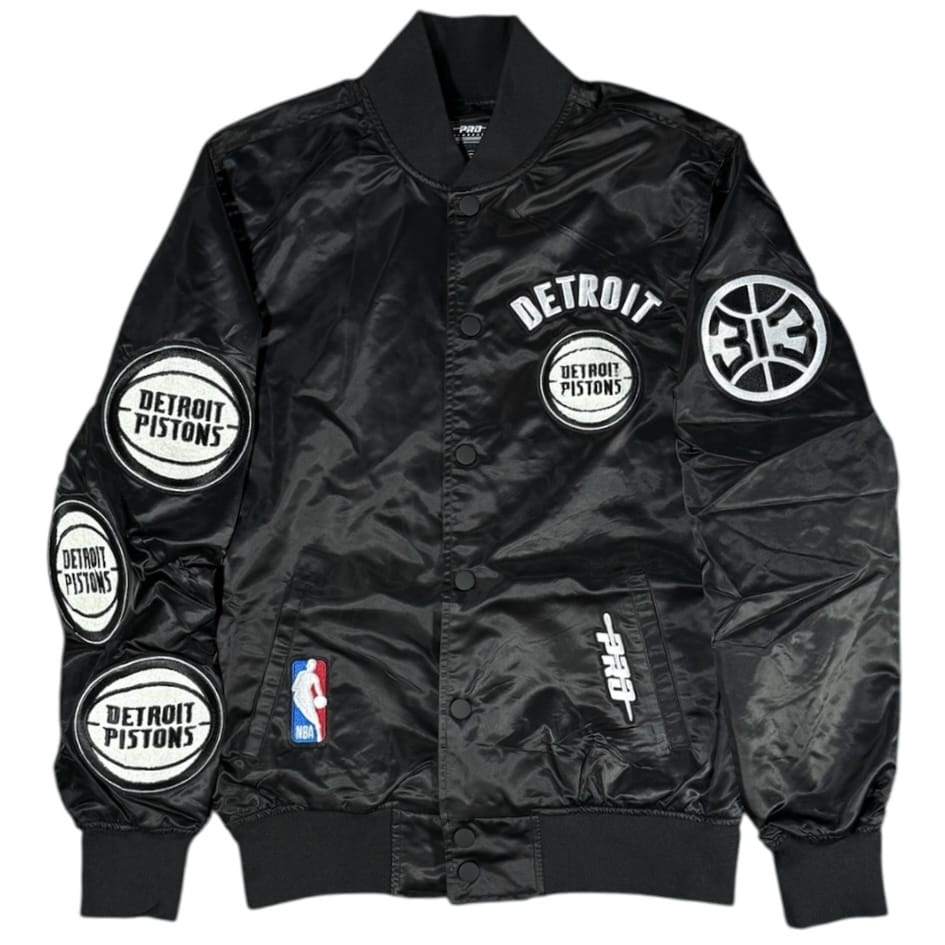 Pro Standard NBA Detroit Pistons All Pro Satin Jacket (Black)