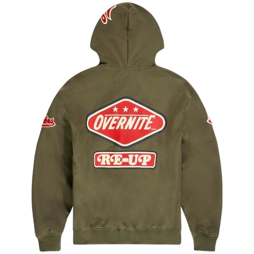 Jordan Craig Local Dealer Zip Up Windbreaker Hoodie (Olive) 8838H