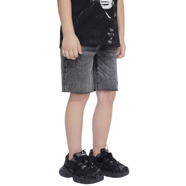 Kids Valabasas Jr. Kids Denim Shorts (Grey)