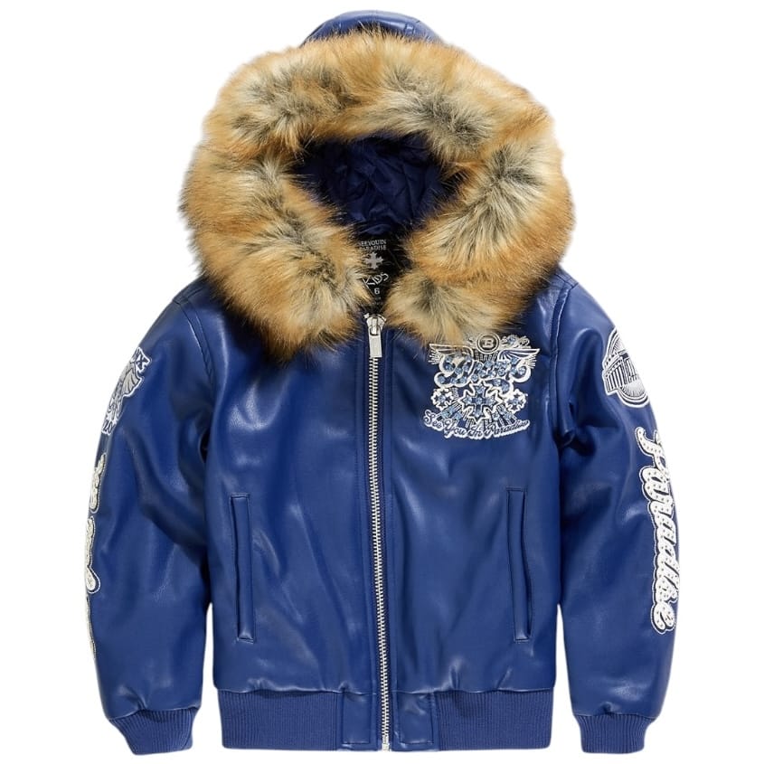 Boys See You In Paradise Da Bronx Bomber Jacket (Navy) 91680B