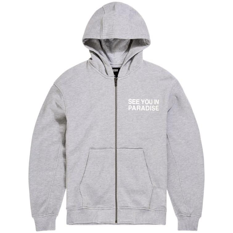See You In Paradise Heavyweight Zip Hoodie & Sweatpants Set (H/Grey)