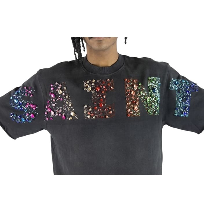 R3bel Denim Saint T-Shirt (Ash Black) 610-31211