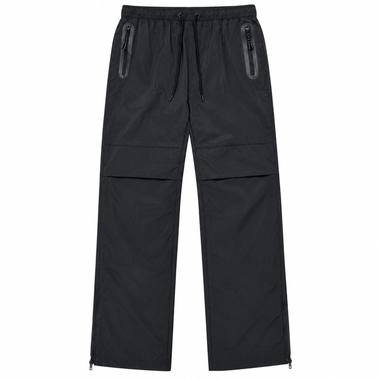 Civilized Nylon Zip Hoodie & Pants Tech Set (Black) RF260-BLK