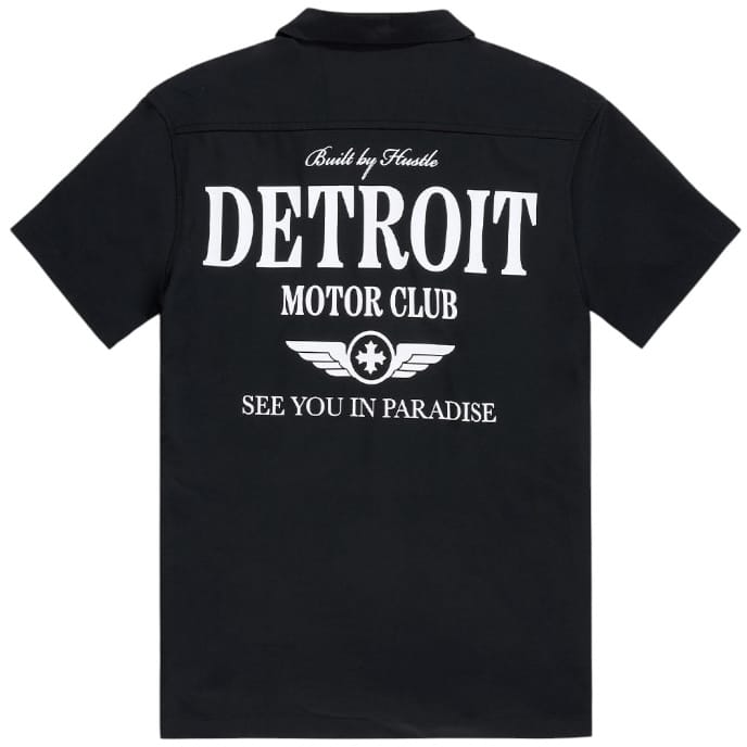 See You In Paradise Detroit Motor Club SS Shirt & Short Set (Black)