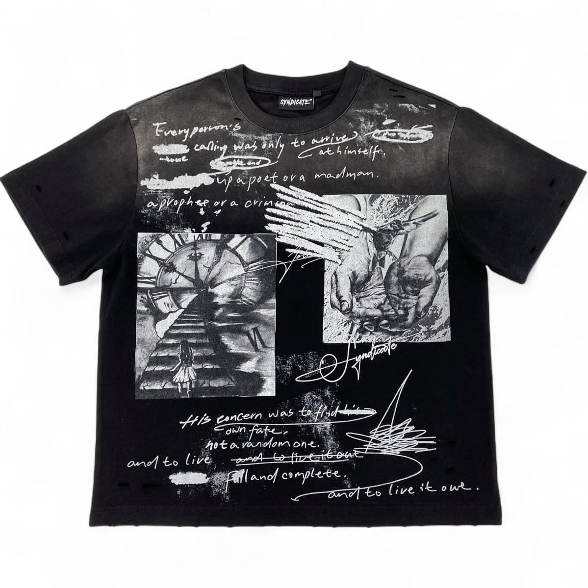 The Syndicate Poet Tee (Black)