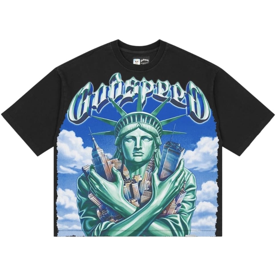 Godspeed Empire Guardian Tee (Black Wash)
