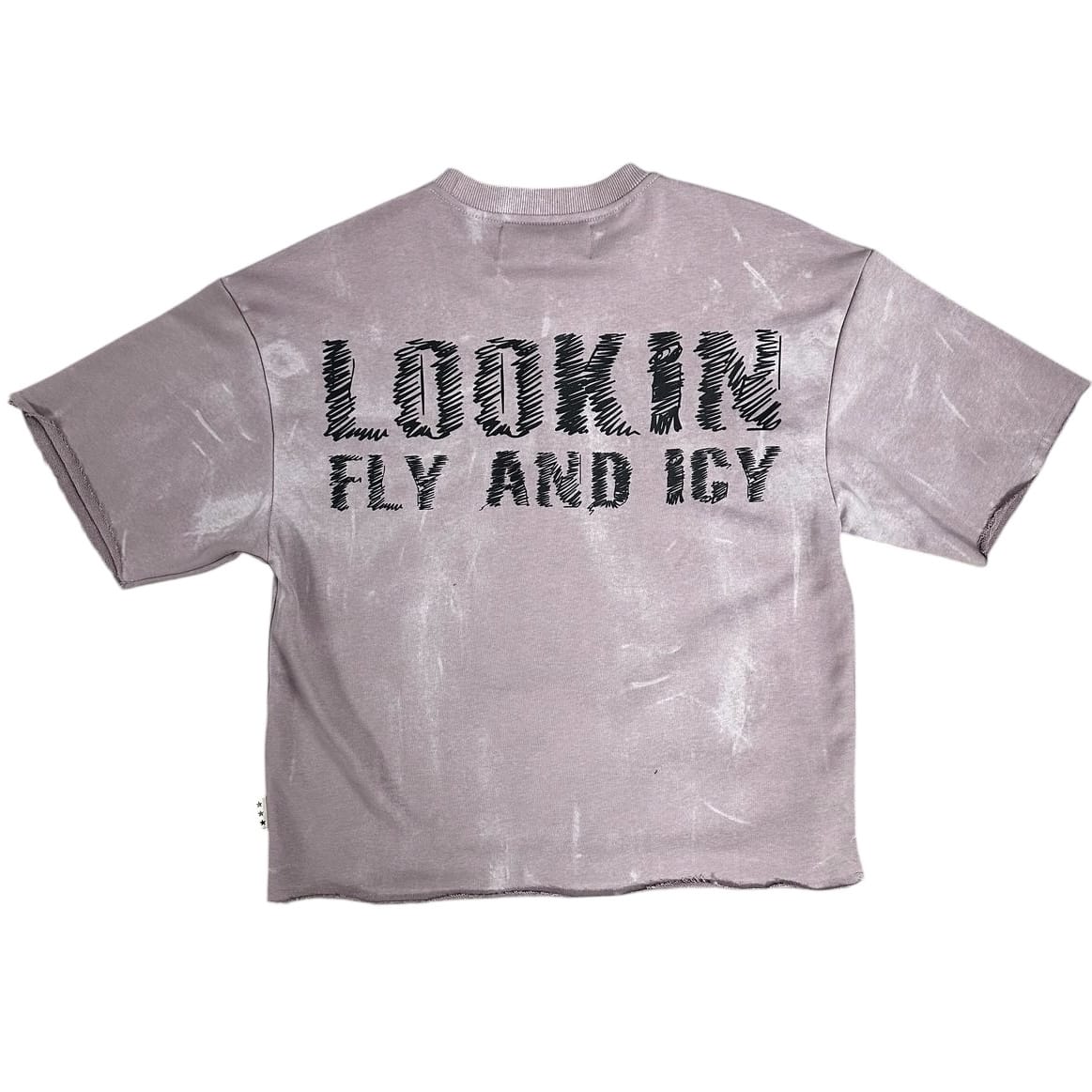 BKYS Swagger French Terry Cropped Tee (Lavender) T1452