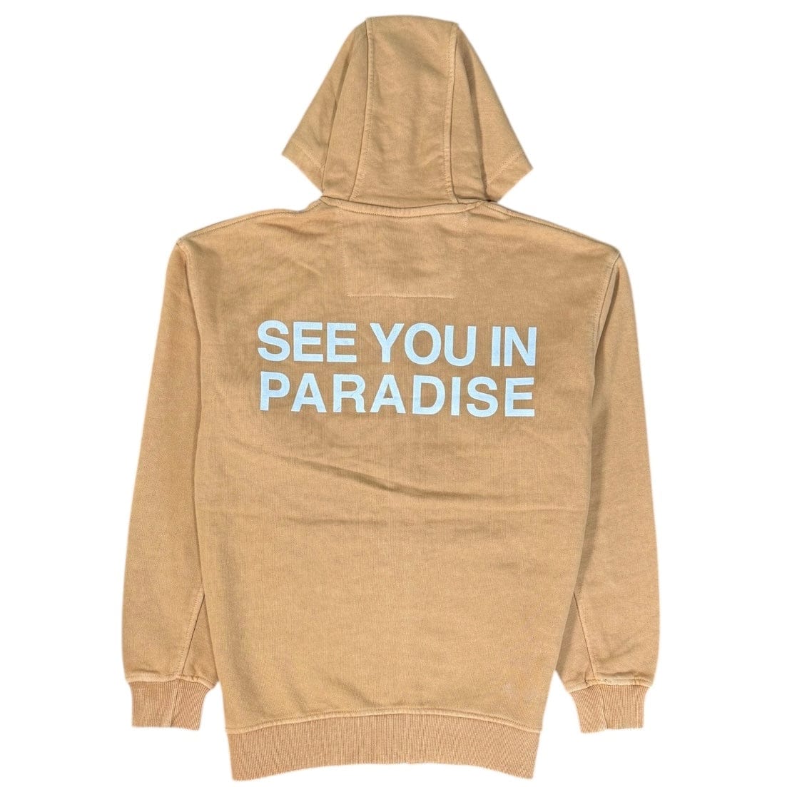 See You In Paradise Washed Zip Up Hoodie (Mocha Wash) 8897H