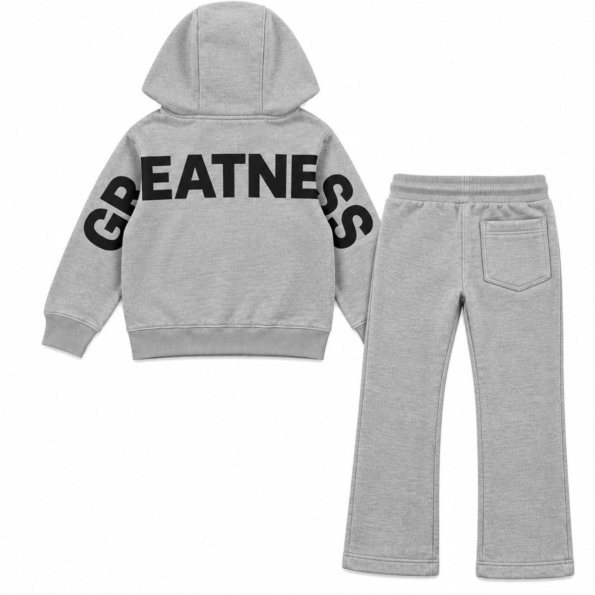 Kids See You In Paradise Wingspan Hoodie & Sweatpants Set (H/Charcoal)