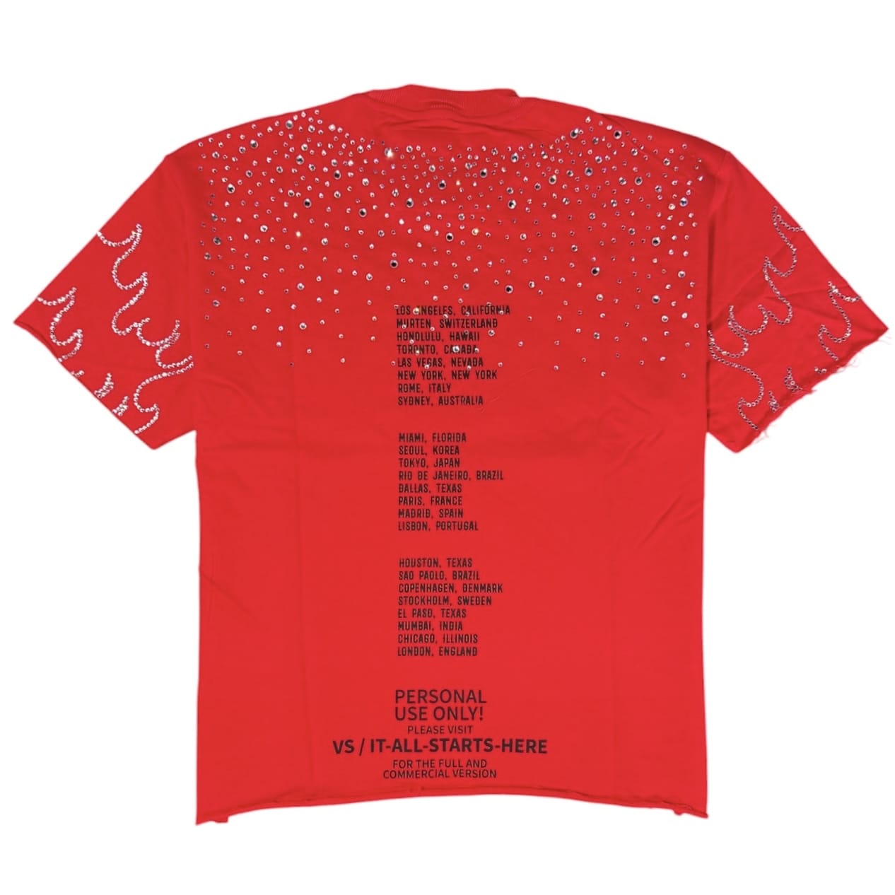 Voyage Studio Legend World Tour Tee (Red) 63T03-RD
