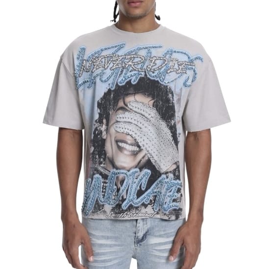 The Syndicate Legends Never Die Smooth Criminal Tee (Light Grey)