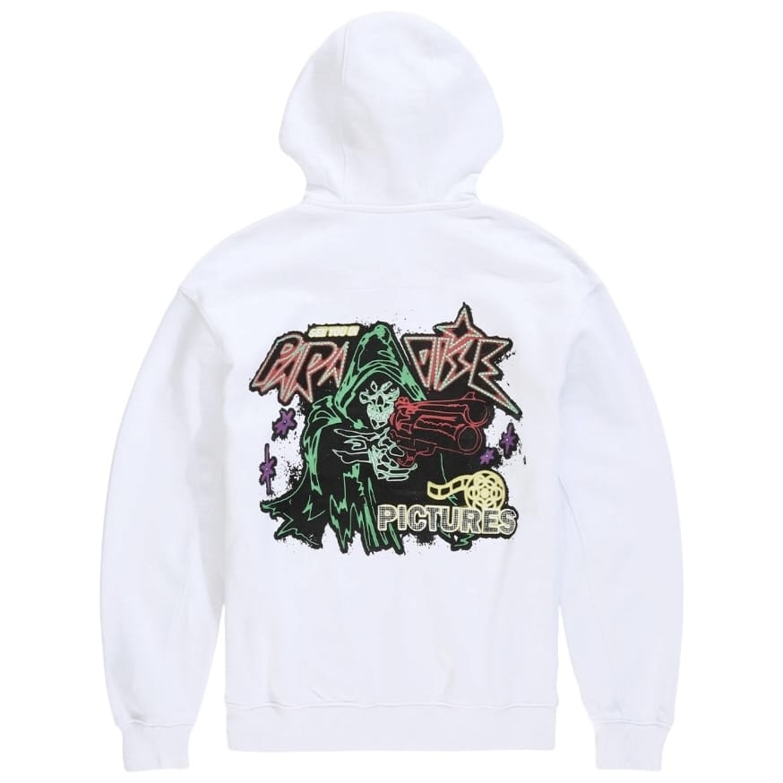 See You In Paradise Pictures Zip Up Hoodie (White) 8262H