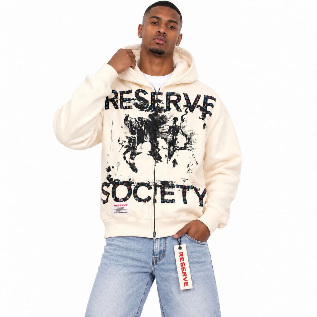 Reserve Despise Hoodie (Cream)
