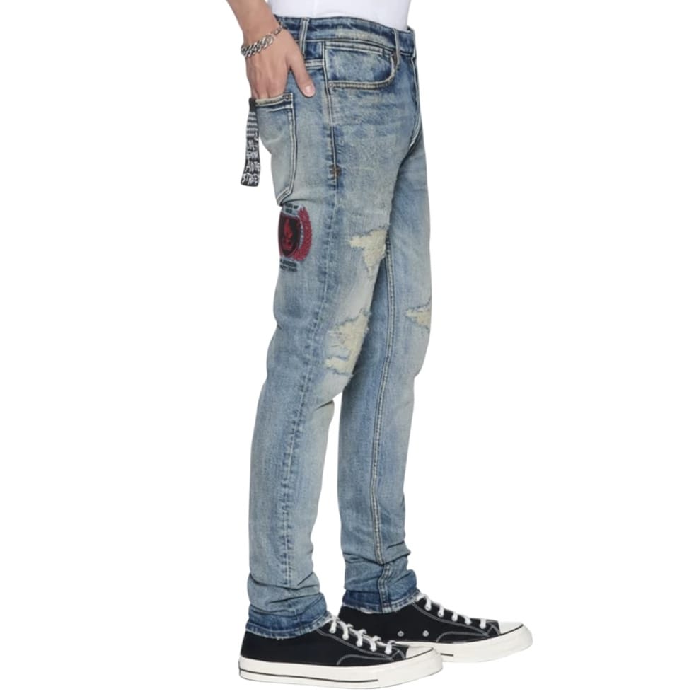 Ksubi Van Winkle Denim Jean (Bleu Monday Repair) MSP26DJ006