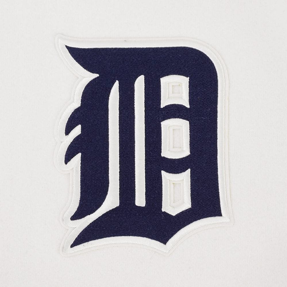 Pro Standard MLB D. Tigers Original Players Varsity Jacket (Eggshell/M.Navy)