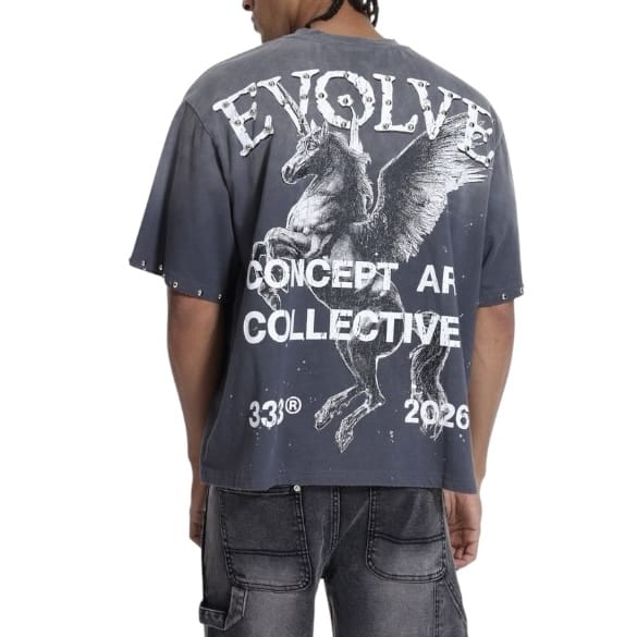 Concept La Evolve Tee (Grey Wash) CONT_2