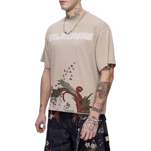 Valabasas Graviku Tee (Khaki) VLBS-VT1-1093