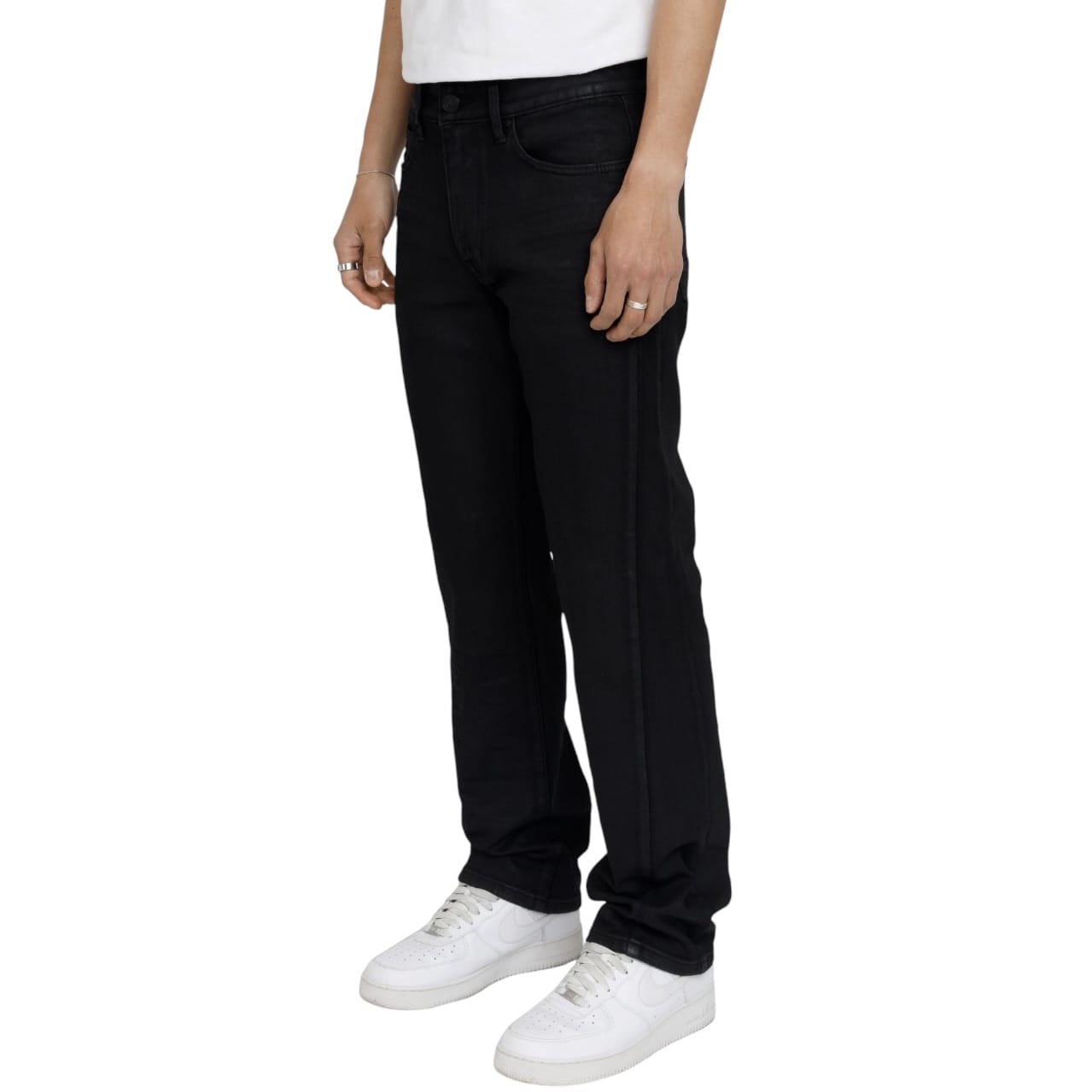 Smoke Rise Essential Vintage Washed Jeans (Glow Black) JP26F233