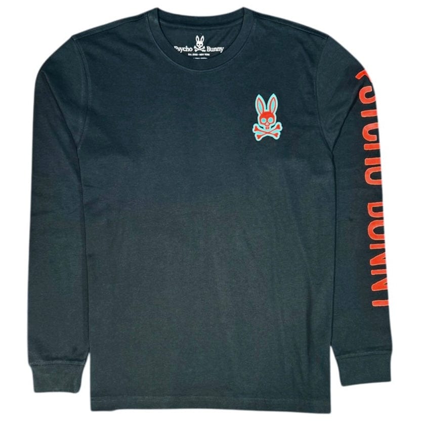 Psycho Bunny Bennett Graphic Tee (Navy) B6T424R1PC