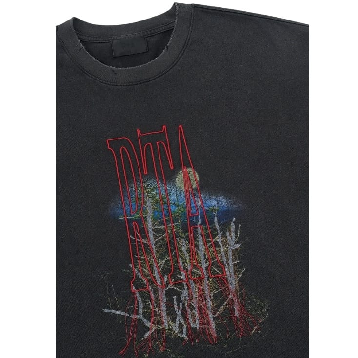 Rta Colin Oversized Short Sleeve Tee (Black Forest) MCHPK911-T1322BKFRT