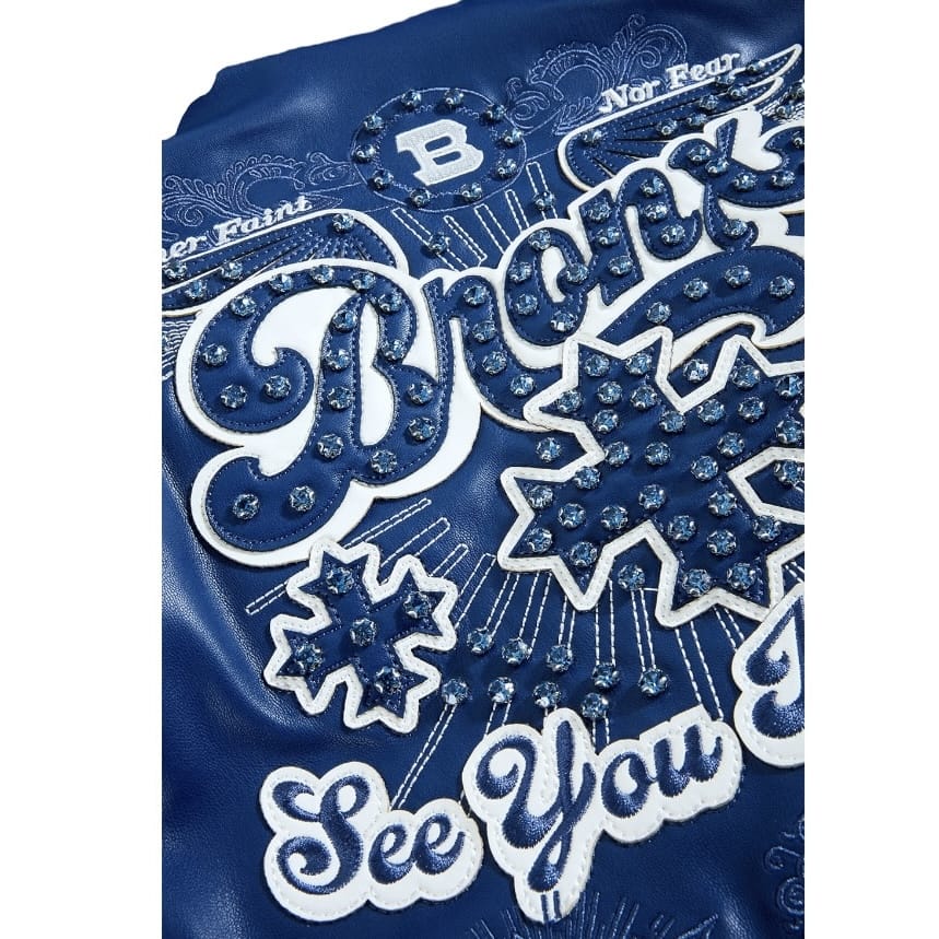 Boys See You In Paradise Da Bronx Bomber Jacket (Navy) 91680B