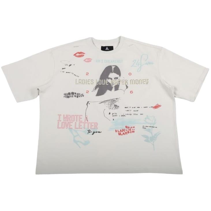 Paper Money Love Letter Tee (Incanus) BH3551