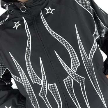 R3bel Denim Hooded Windbreaker Set (Black) 3163-835