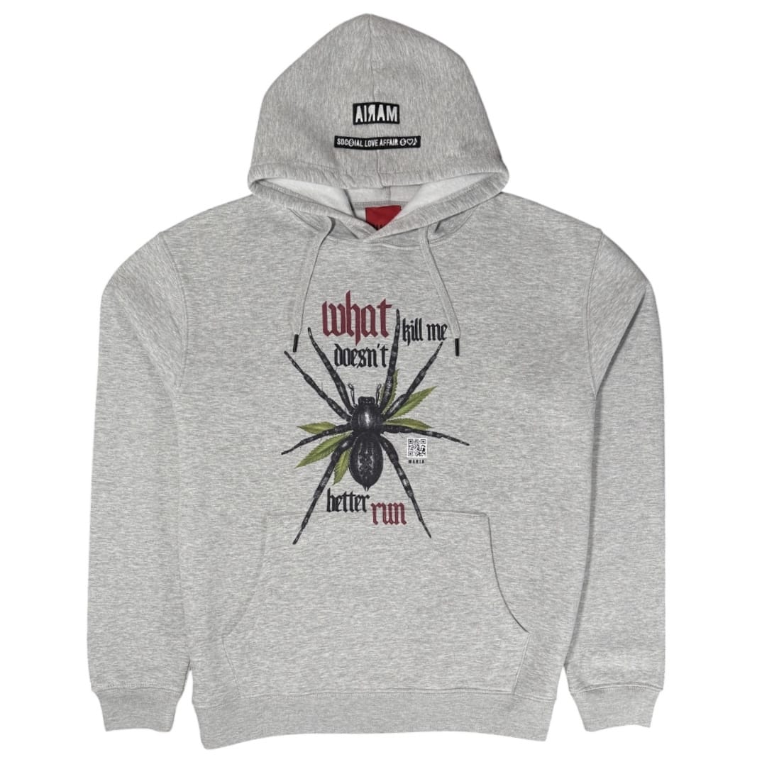 Maria By Fifty Run Hoodie (Grey) - MBFRUN