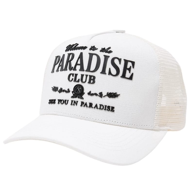See You In Paradise Club Trucker Hat (White) C2066