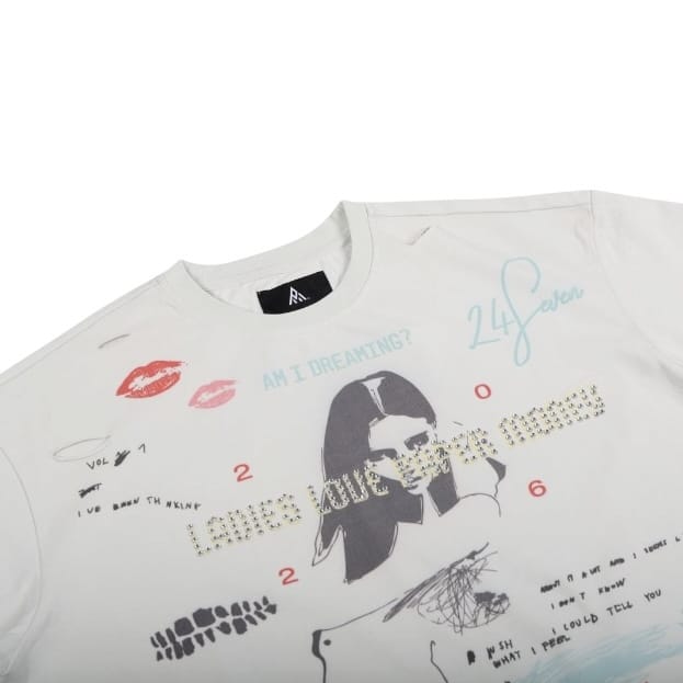 Paper Money Love Letter Tee (Incanus) BH3551