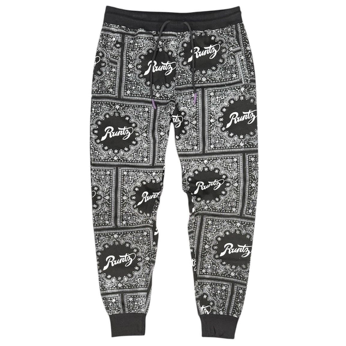 Runtz Paisley Sweatpant (Black) - 321-33683