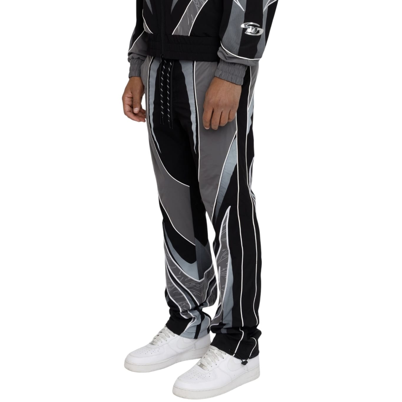 Smoke Rise Rising Colorblock Windbreaker Jacket & Pants Set (Castlerock)