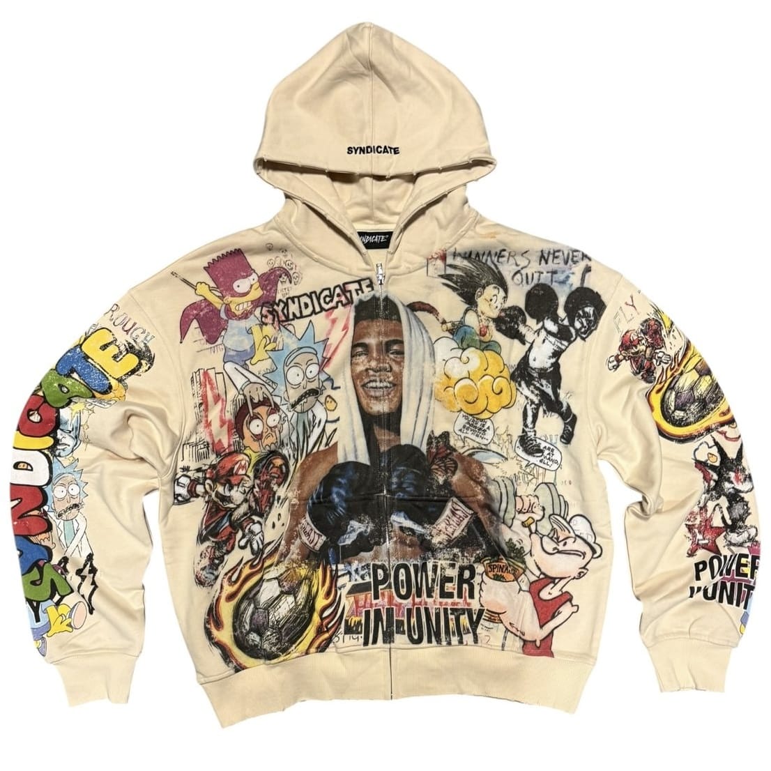 The Syndicate Unity 2.0 Zip Up Hoodie (Beige)
