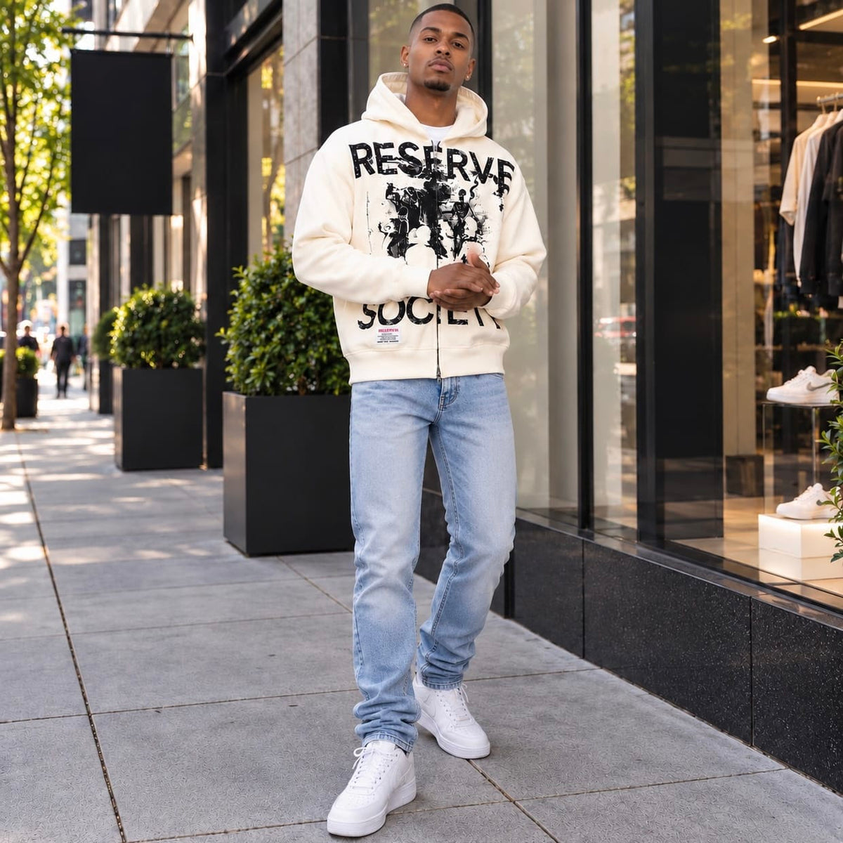 Reserve Despise Hoodie (Cream)