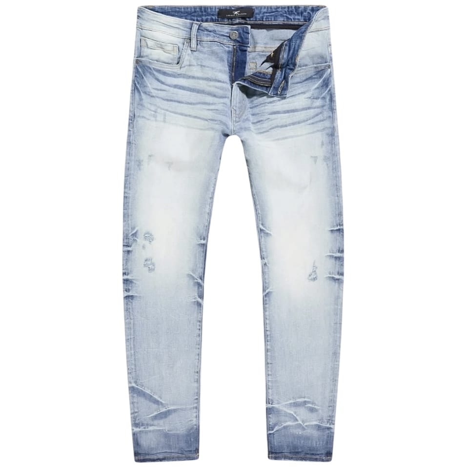Jordan Craig Collins Straight Fit Foundry Denim Jean (Iced Lager) JC2385