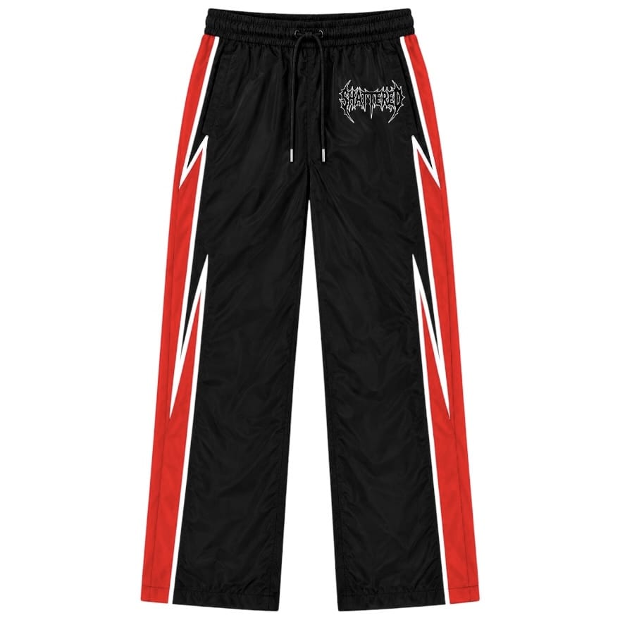 Shattered Hearts Peekaboo Nylon Set (Red)
